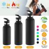 Sports Water Bottle Stainless Steel Vacuum-Insulated Drinking Cup w/ Straws Outdoor Cycling Hiking for Cold Hot Water