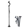 Posture Walking Cane for Men Women Old People Collapsible Walking Cane Heavy Duty Walking Stick with 10 Adjustable Heights for Hiking