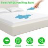 King Size Waterproof Mattress Protector Breathable Soft Cotton Mattress Pad Cover With Elastic Deep Pocket Up To 11in Noiseless Machine Washable Beddi