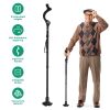 Posture Walking Cane for Men Women Old People Collapsible Walking Cane Heavy Duty Walking Stick with 10 Adjustable Heights for Hiking