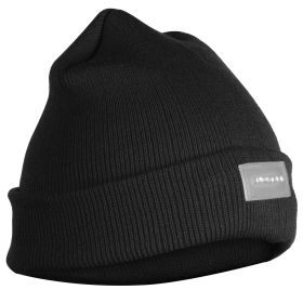 Unisex 5 LED Knitted Beanie Winter Warm Hat Camping Jogging Running Cap Headlamp (Option: Black)