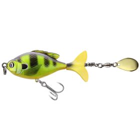 Fish Floating Pencil Propeller Tractor Luya Bait Simulation Hard Bait Wholesale (Option: 04 color OPP bag-Small goldfish)