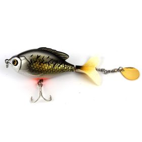 Fish Floating Pencil Propeller Tractor Luya Bait Simulation Hard Bait Wholesale (Option: 10color OPP bag-Small goldfish)