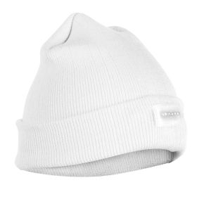 Unisex 5 LED Knitted Beanie Winter Warm Hat Camping Jogging Running Cap Headlamp (Option: White)