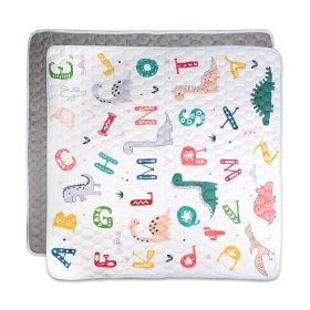 50x50IN Baby Play Mat Non-Slip Baby Crawling Mat Foldable Playpen Mat Machine Washable for Newborns Infants Babies Toddlers (Option: Dinosaur_50_50IN)