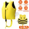 Swim Vest For Kids Float Jacket Learn To Swim Vest with Adjustable Crotch Strap for Boys Girls Toddlers Aged 1-8 Years Old 24-88LBS