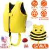 Swim Vest For Kids Float Jacket Learn To Swim Vest with Adjustable Crotch Strap for Boys Girls Toddlers Aged 1-8 Years Old 24-88LBS