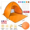 Pop Up Beach Tent Sun Shade Shelter Anti-UV Automatic Waterproof Tent Canopy for 2/3 Man w/ Net Window Storage Bag for Outdoor Beach Camping Fishing P