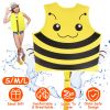 Swim Vest For Kids Float Jacket Learn To Swim Vest with Adjustable Crotch Strap for Boys Girls Toddlers Aged 1-8 Years Old 24-88LBS