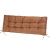 Bench Seat Cushion For Indoor Outdoor Furniture Non Slip Long Chair Cushion with Ties Strap Waterproof Swing Cushion 51.18x19.68IN For Garden Patio Ba