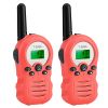 Kid Walkie Talkies 22 Channels 2 Way Radio Gift Toy Backlit LCD 3KMs Range Walky Talky Adventures Camping Hiking